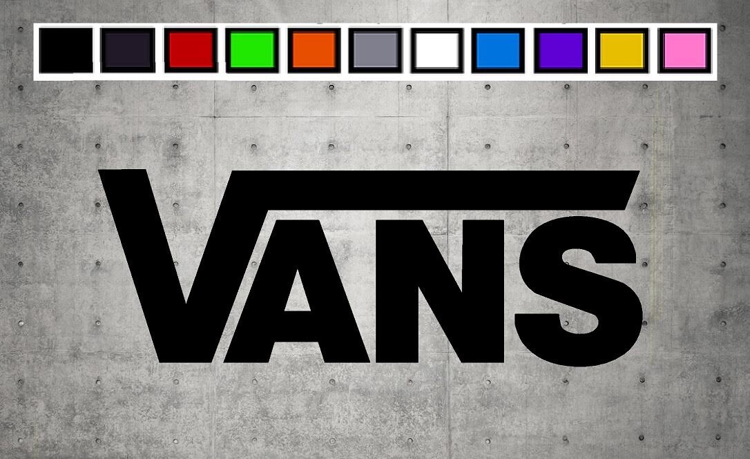 Vans LOGO Vinyl Decal Sticker Emblem Car Truck Window 4" 6" 8"