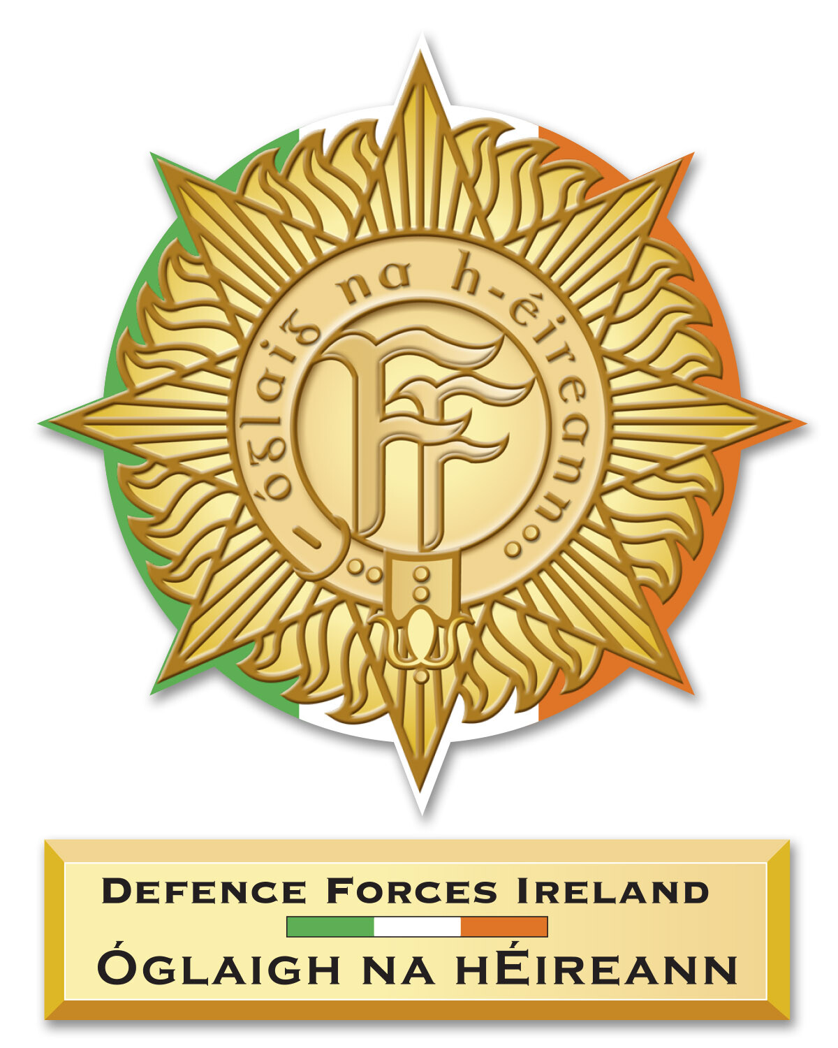 Ireland Irish Defence Defense Army Navy Air Force Decal Sticker