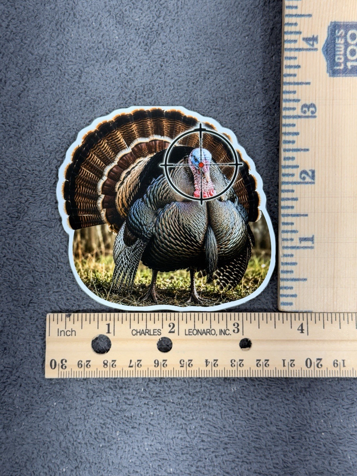 Turkey Hunting Bird Camo Call Feathers Fan Vinyl Decal Car Truck Cooler Tumbler