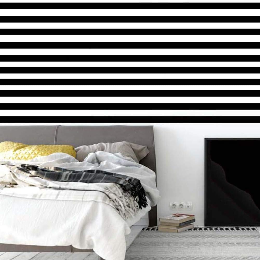 10 Pcs Mirror Wall Stickers Striped Design Mirror Art Tile Decal DIY Self Adh…