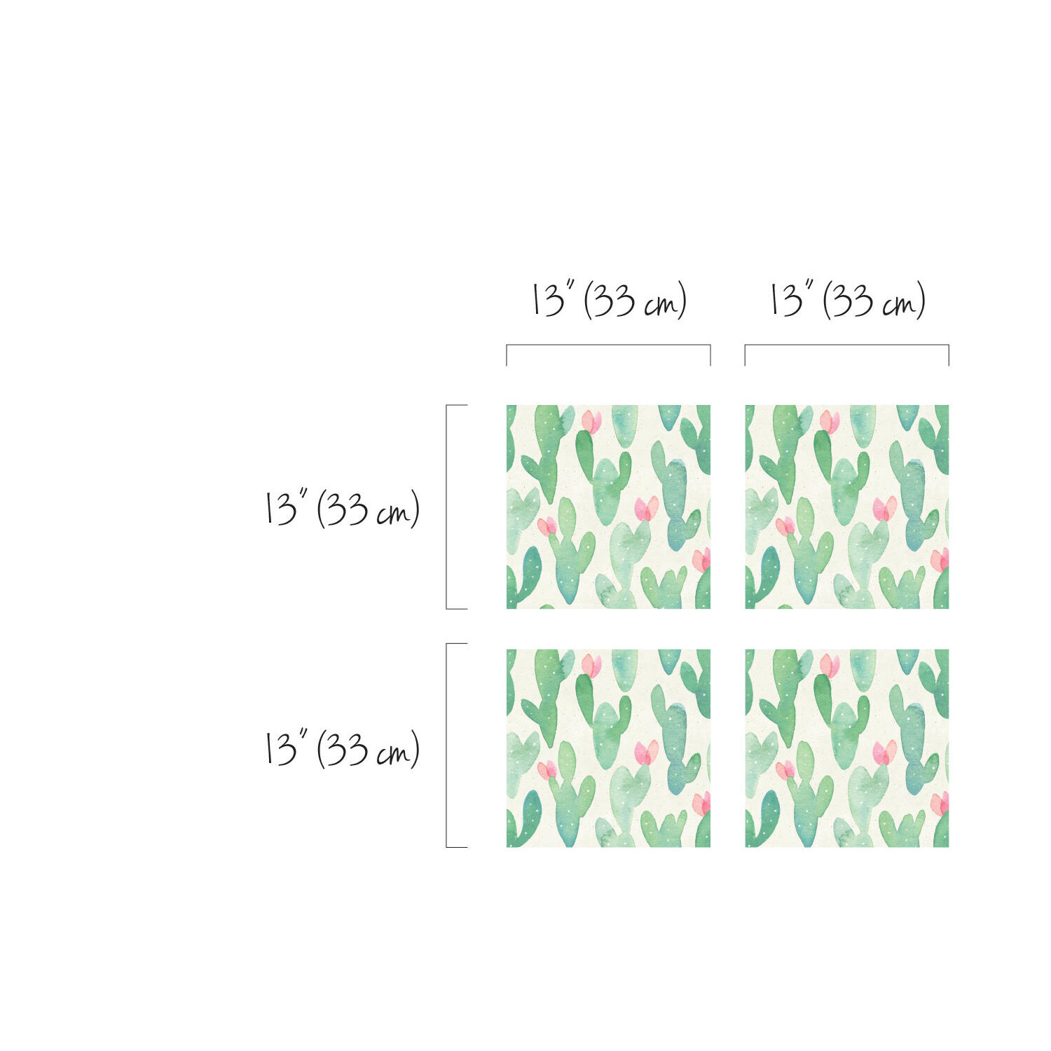 Decals IKEA Kallax / Expedit Cactus sticker Pastel Nursery Ikea Hack Furniture