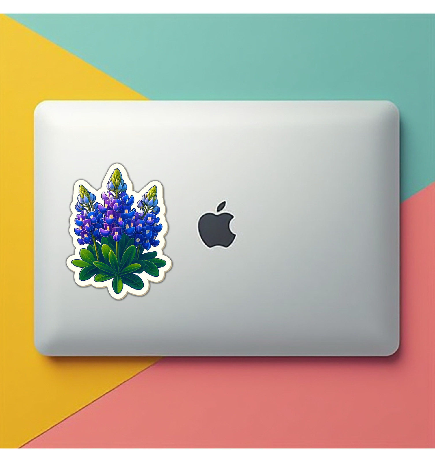 Texas Bluebonnets Fridge Magnet or Laptop Sticker