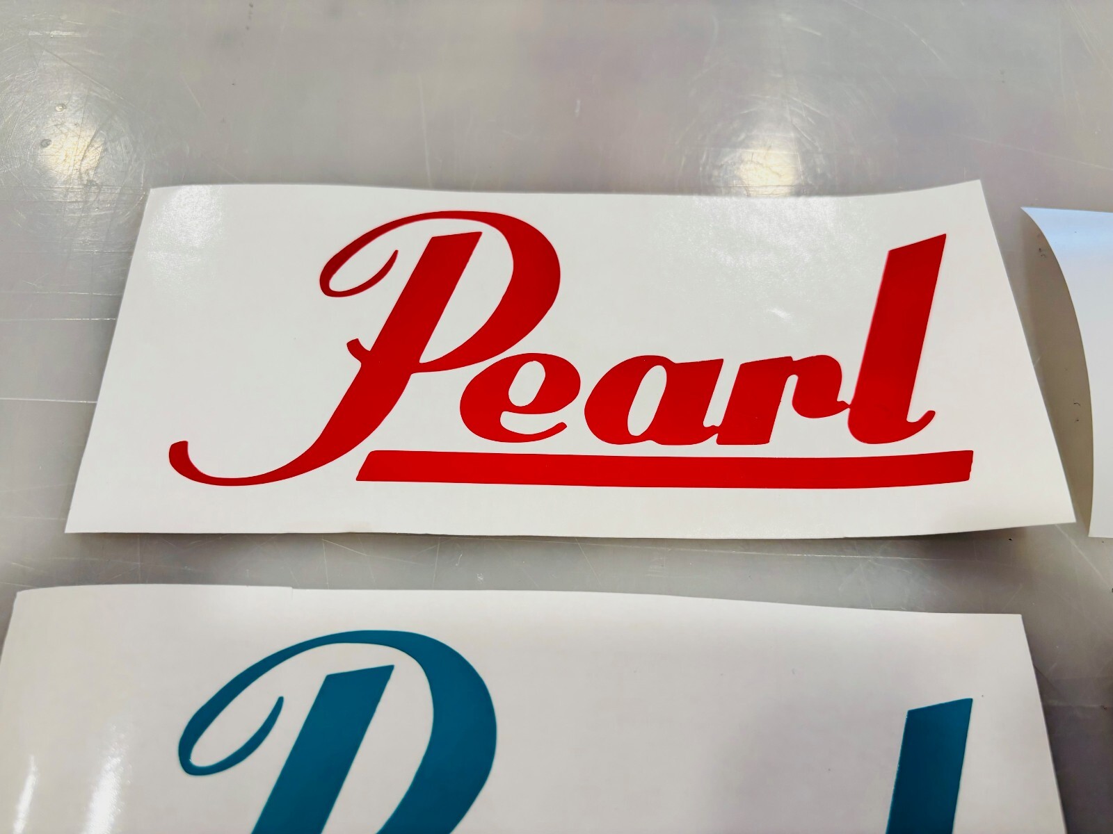 Pearl Drums Vinyl Decal – MANY Sizes & Colors Avail & FREE Ship Buy 2 Get 1 FREE
