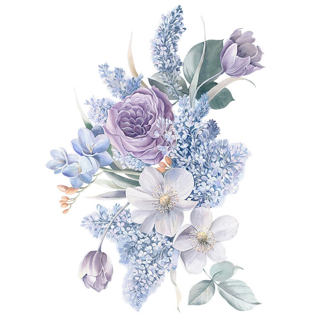 Removable Floral Wall Stickers Waterproof Vinyl Art Flower PVC Decals Home Decor