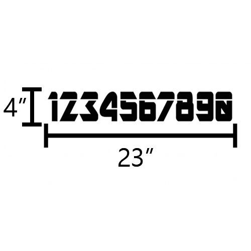 Street Address Mailbox Number AR Destine Font Mailbox Crafts Vinyl Decal Sticker