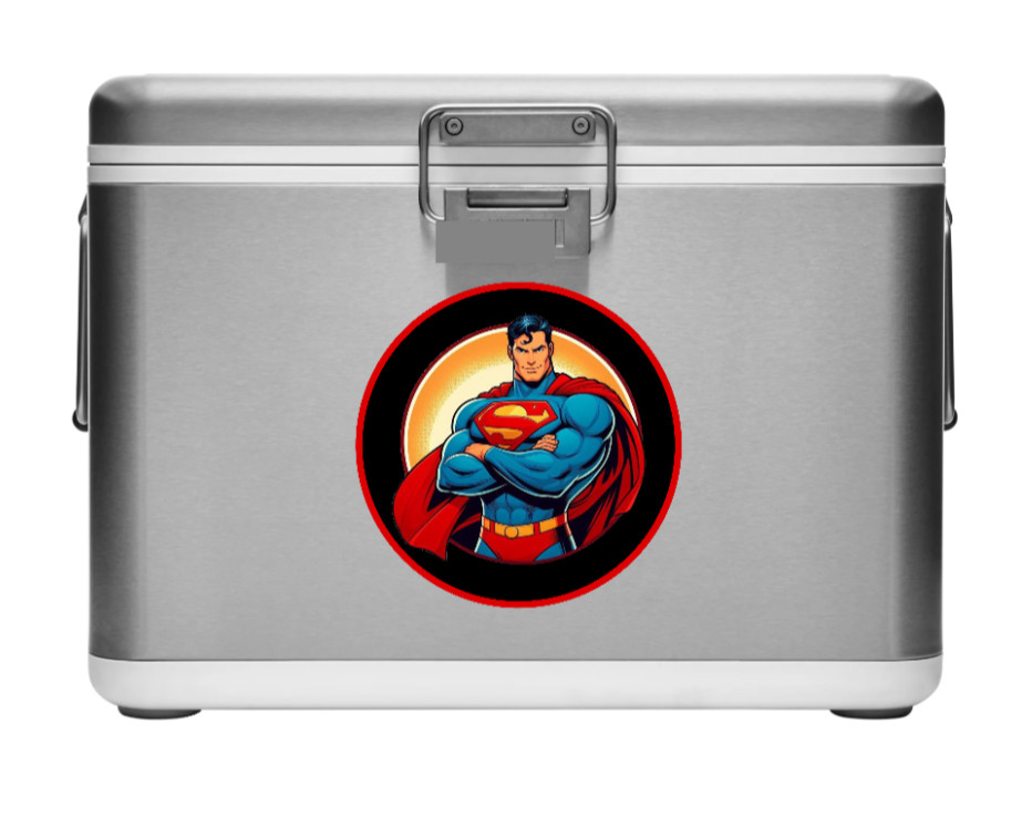Superman (Modern) – 4" Vinyl Decal Car Cooler Laptop Truck Smoker Trailer Bar 25