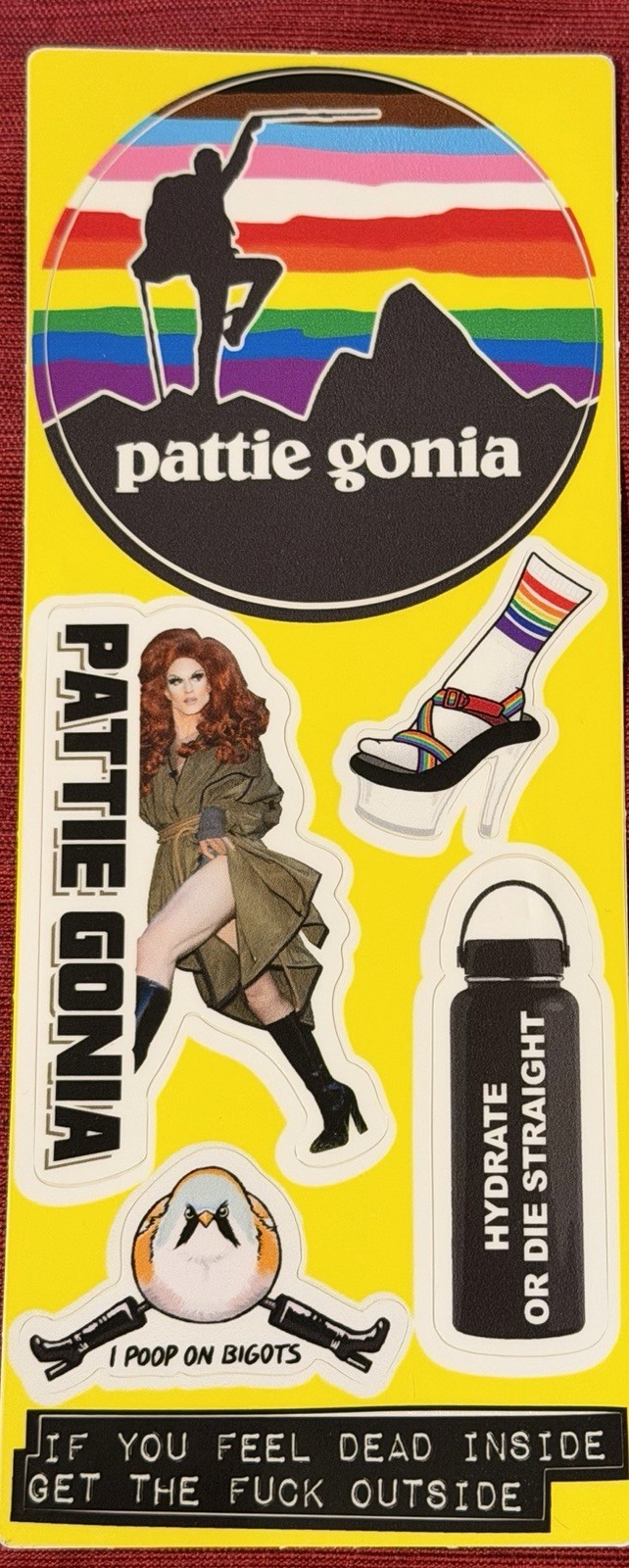 Pattie Gonia Sticker Sheet Pack