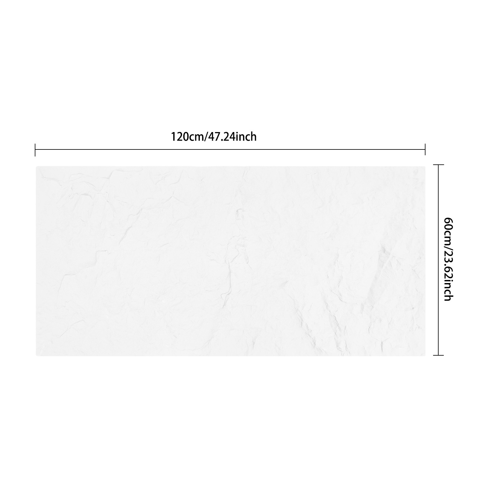 Modern 4 PCS PU Panels Faux Stone Wall Panels White for Interior Wall Decor NEW