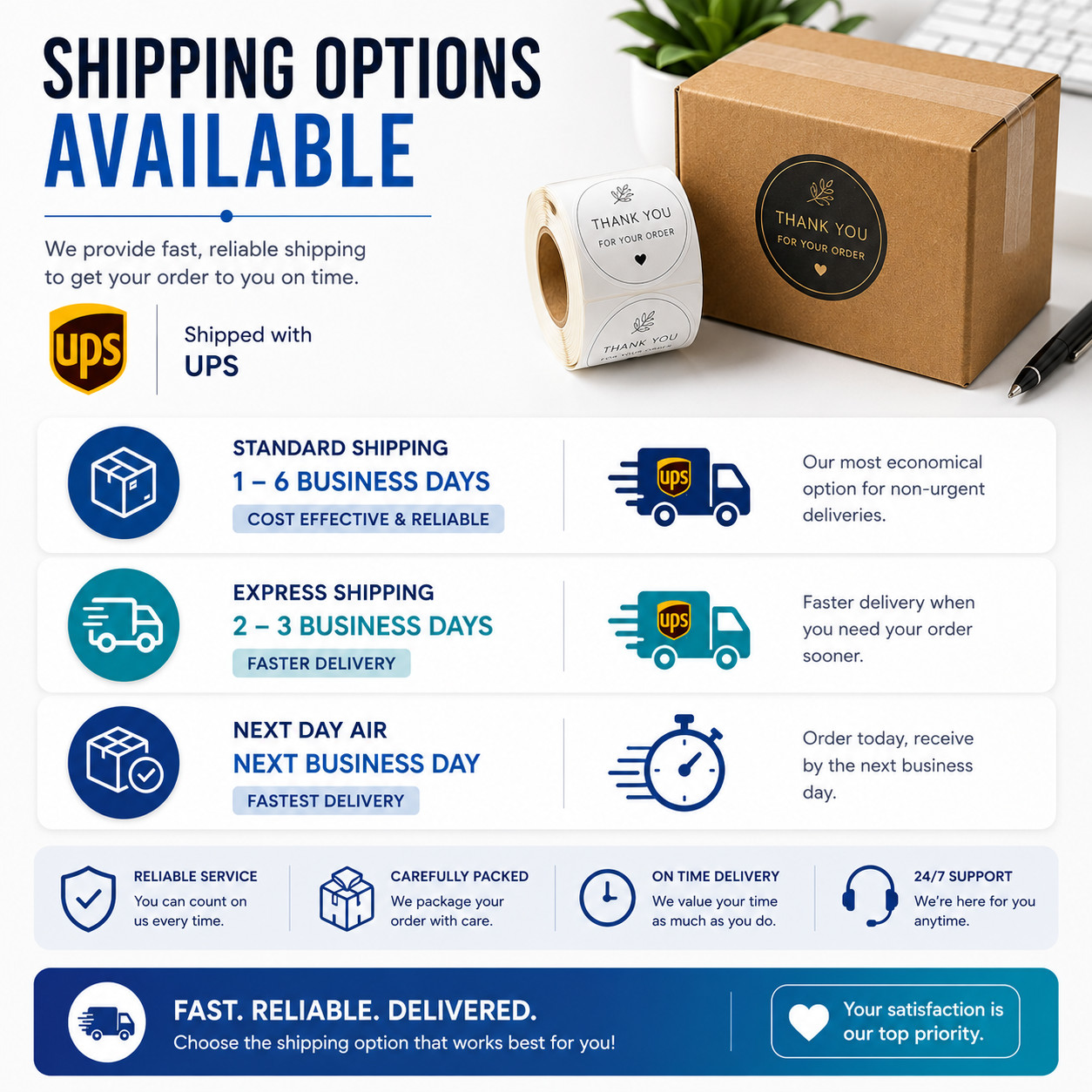 Custom Print Roll Labels Circle Stickers, Text Logo Packaging Labels, 100 Pieces