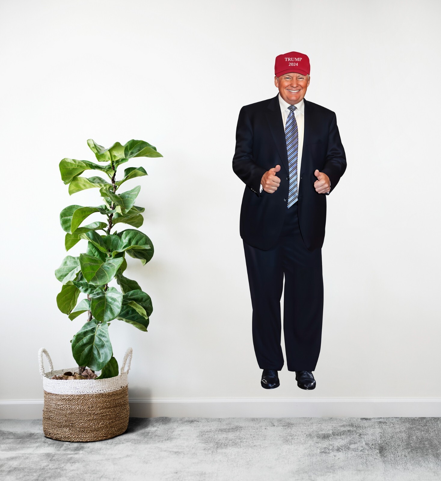 Donald Trump Life Size Cutout Wall Decal Sticker