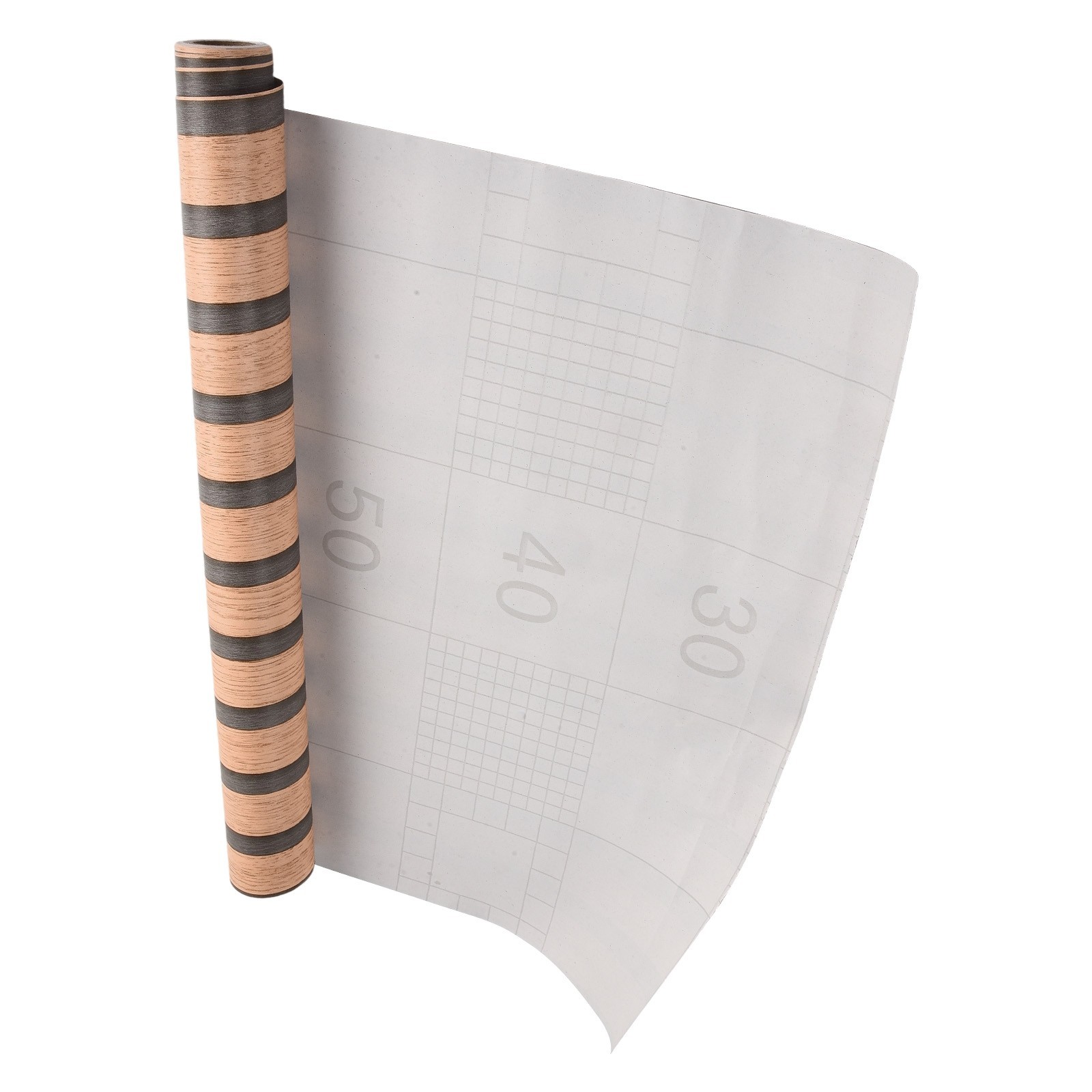Easy Application 3D Faux Wooden Slat Wall Sticker for Contemporary Homes