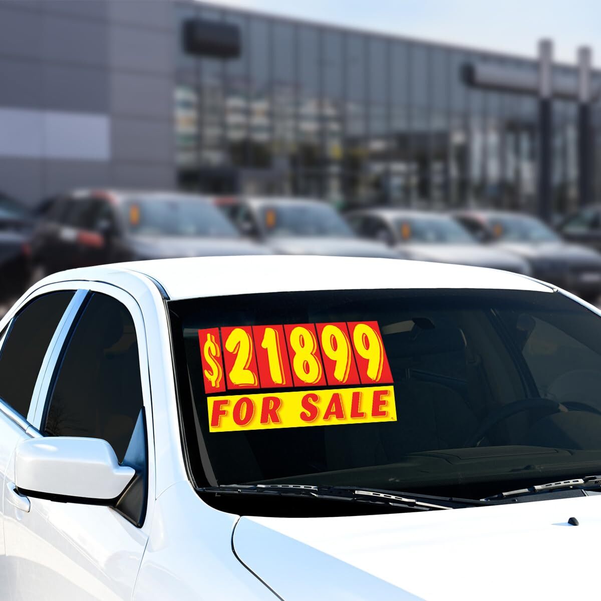 Vinyl Number & for Sale Decals 13 Dozen Car Lot Windshield Pricing Stickers …