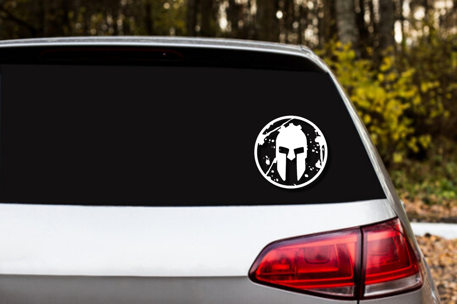 Spartan Race Distressed Warrior Premium Vinyl Decal Sticker | 6 Year Durability