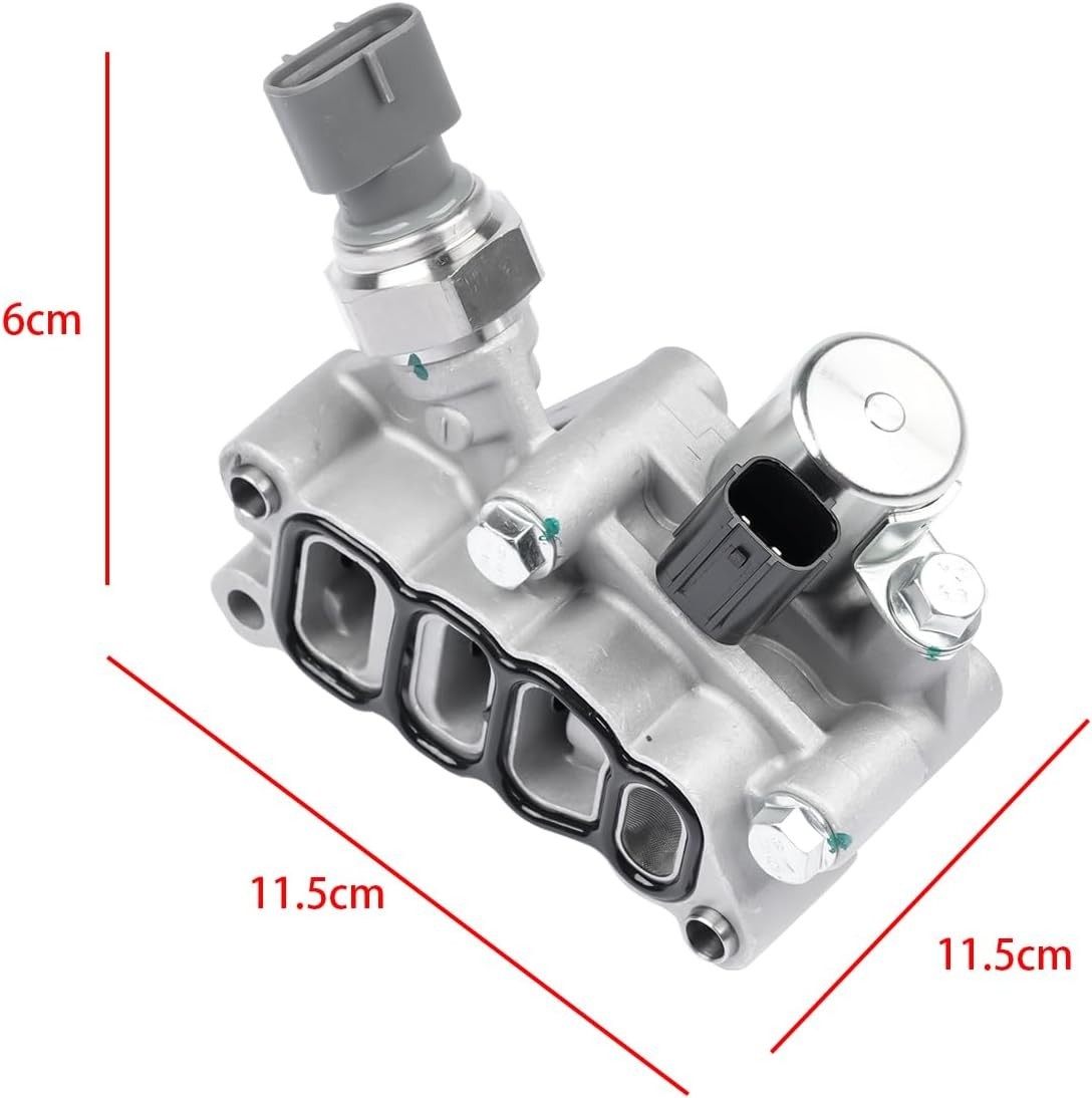 15810-RKB-J01 Engine Variable Valve Timing VVT Solenoid with Gasket Replaceme…