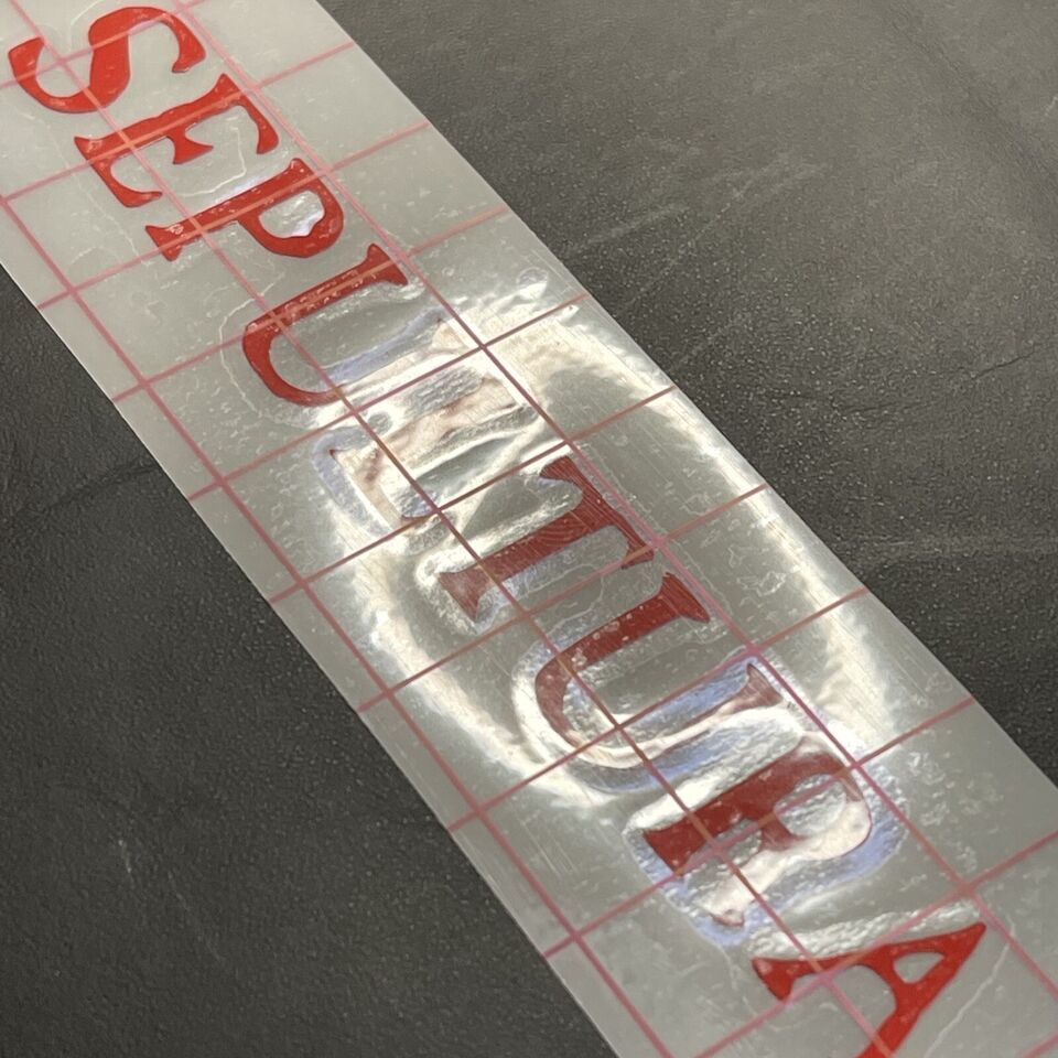 Sepultura Car Decal Vinyl Band Logo Glossy Bumper Sticker Nu Metal Heavy Soulfly