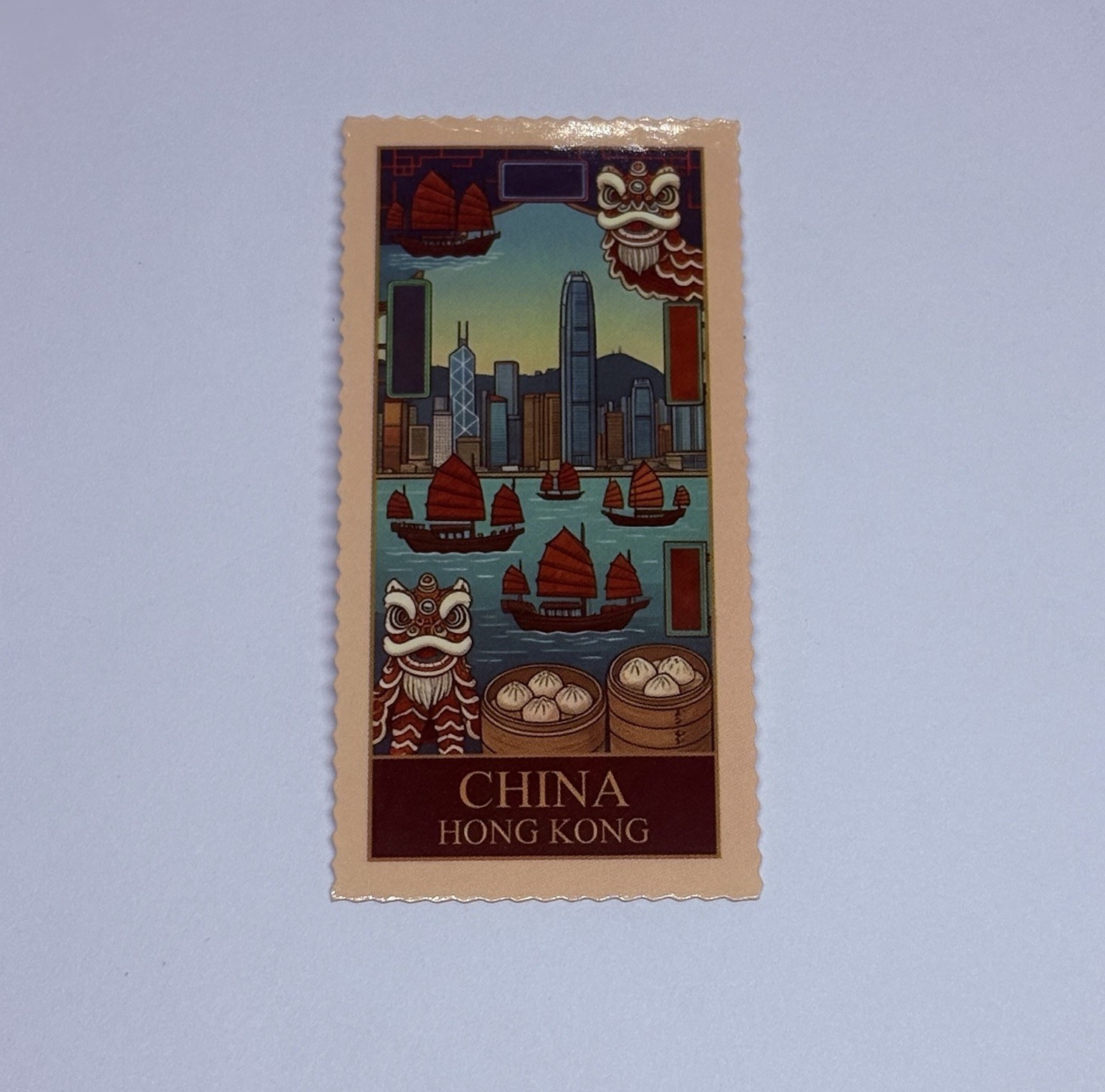 Hong Kong Skylines Sticker China Travel Art Decal Vinyl Country Souvenir Tc9