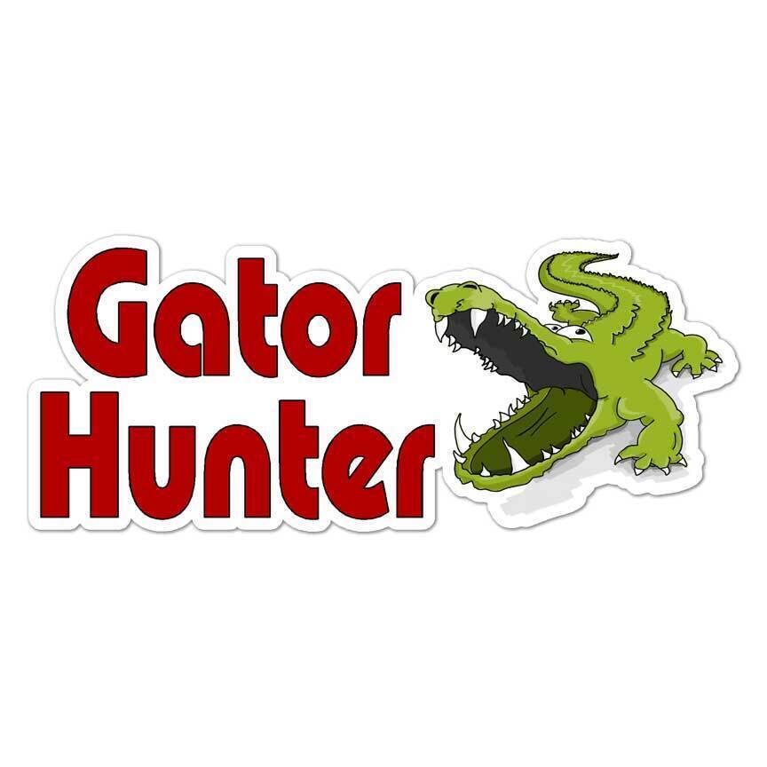 Gator Hunter Sticker Decal
