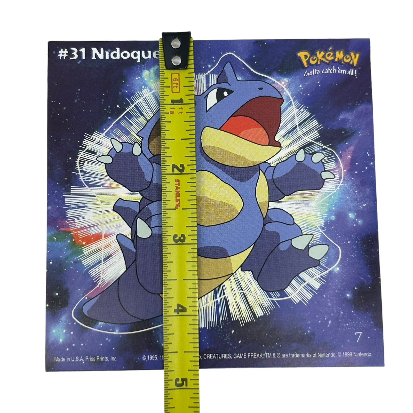 Pokemon Collect ’em Stick-Ups Nidoqueen #31 Large 4” Sticker Priss Prints