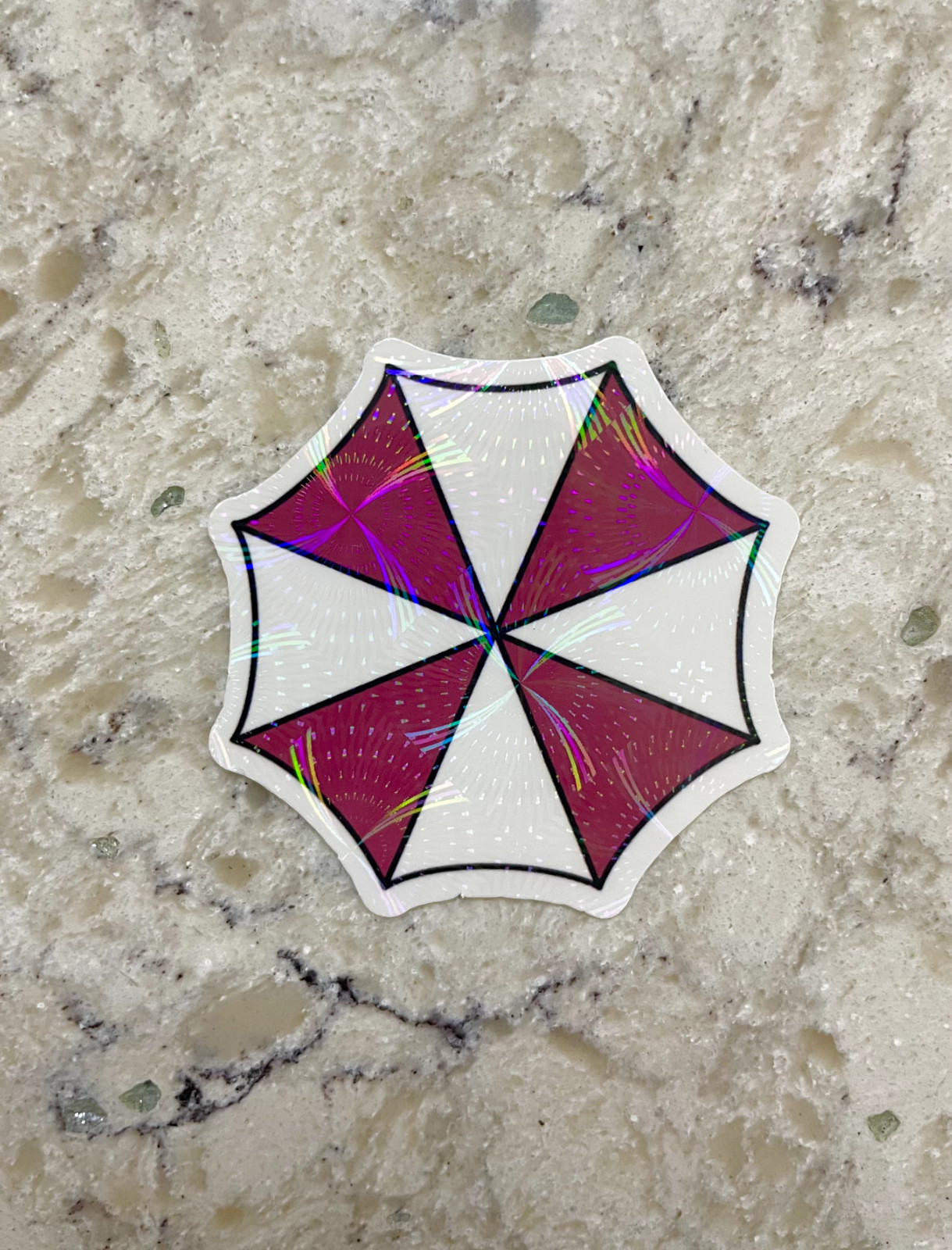 Resident Evil Logo Sticker l Gloss or Holographic l Waterproof Decal