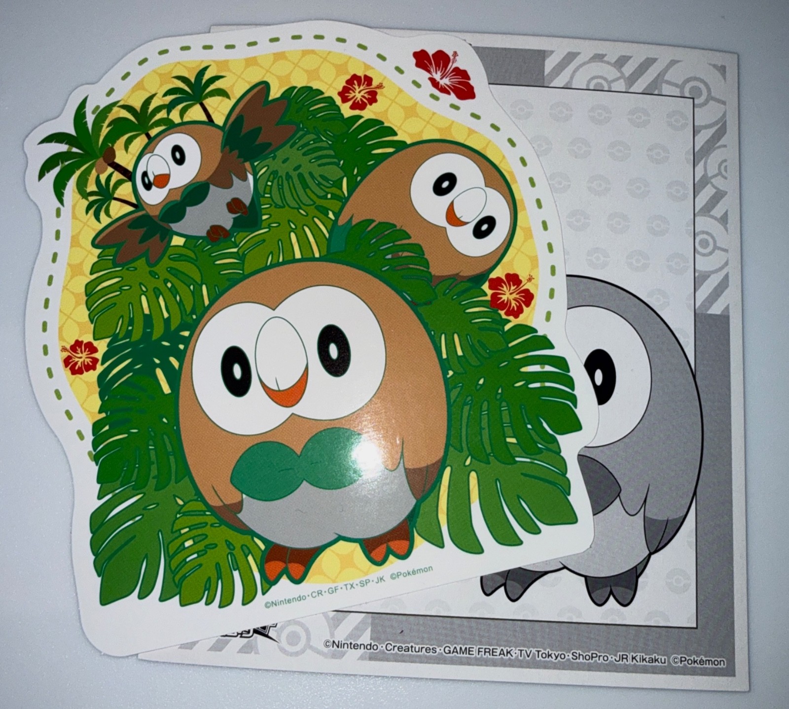 Ensky Pokemon Center Die Cut Sticker Sun & Moon Japanese Nintendo – US Seller