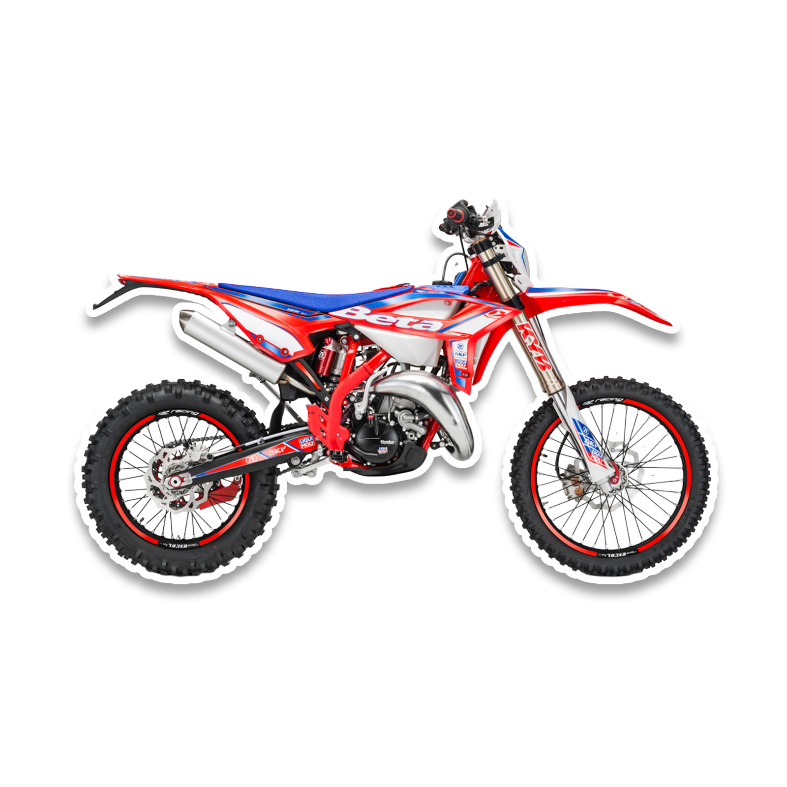 Beta Dirt Bike Sticker 4 Inch Vinyl Waterproof Decal High Res Motorcycle BetaRR