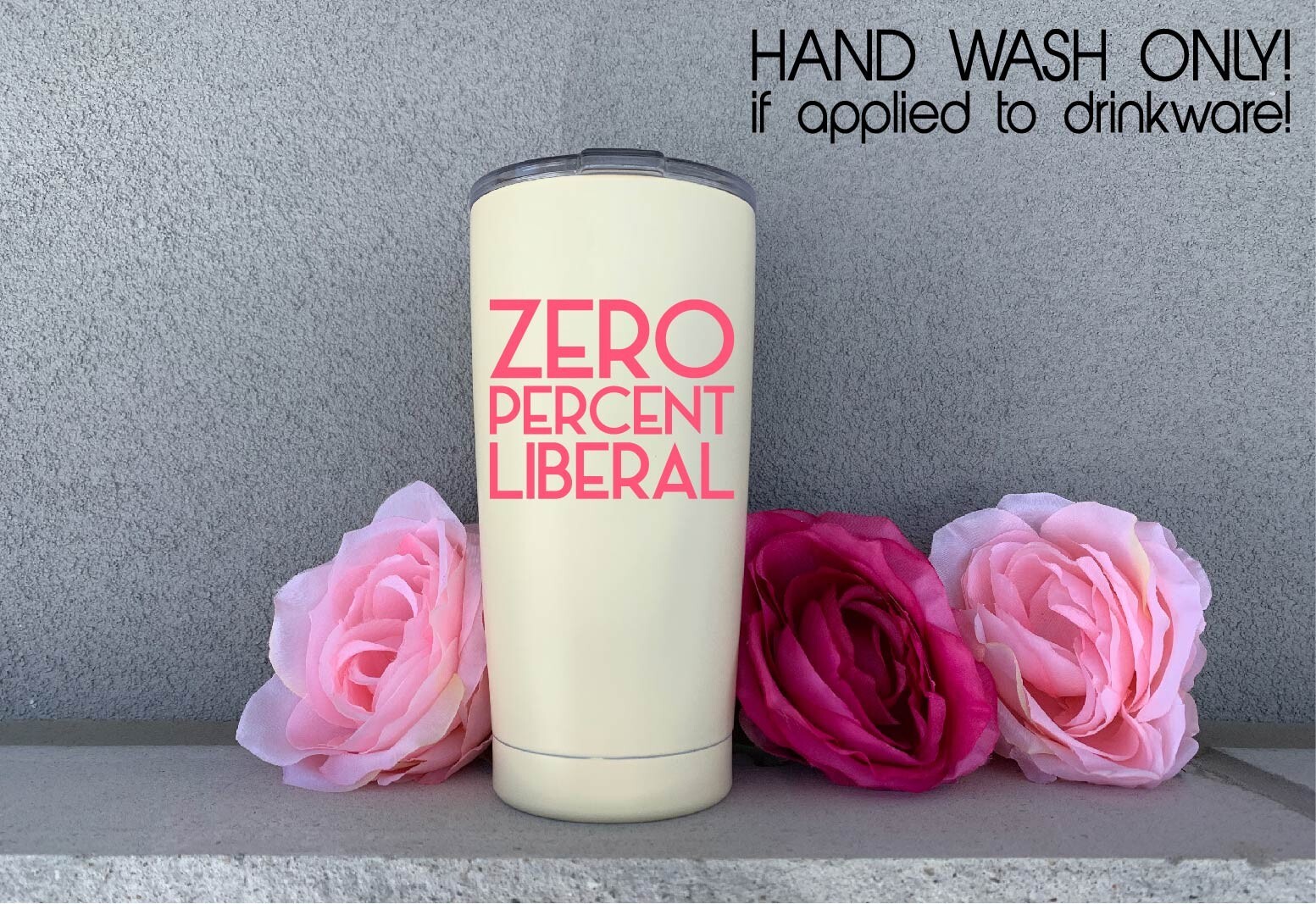 0% Liberal Zero Percent Decal Sticker Trump MAGA Make America Great Political US