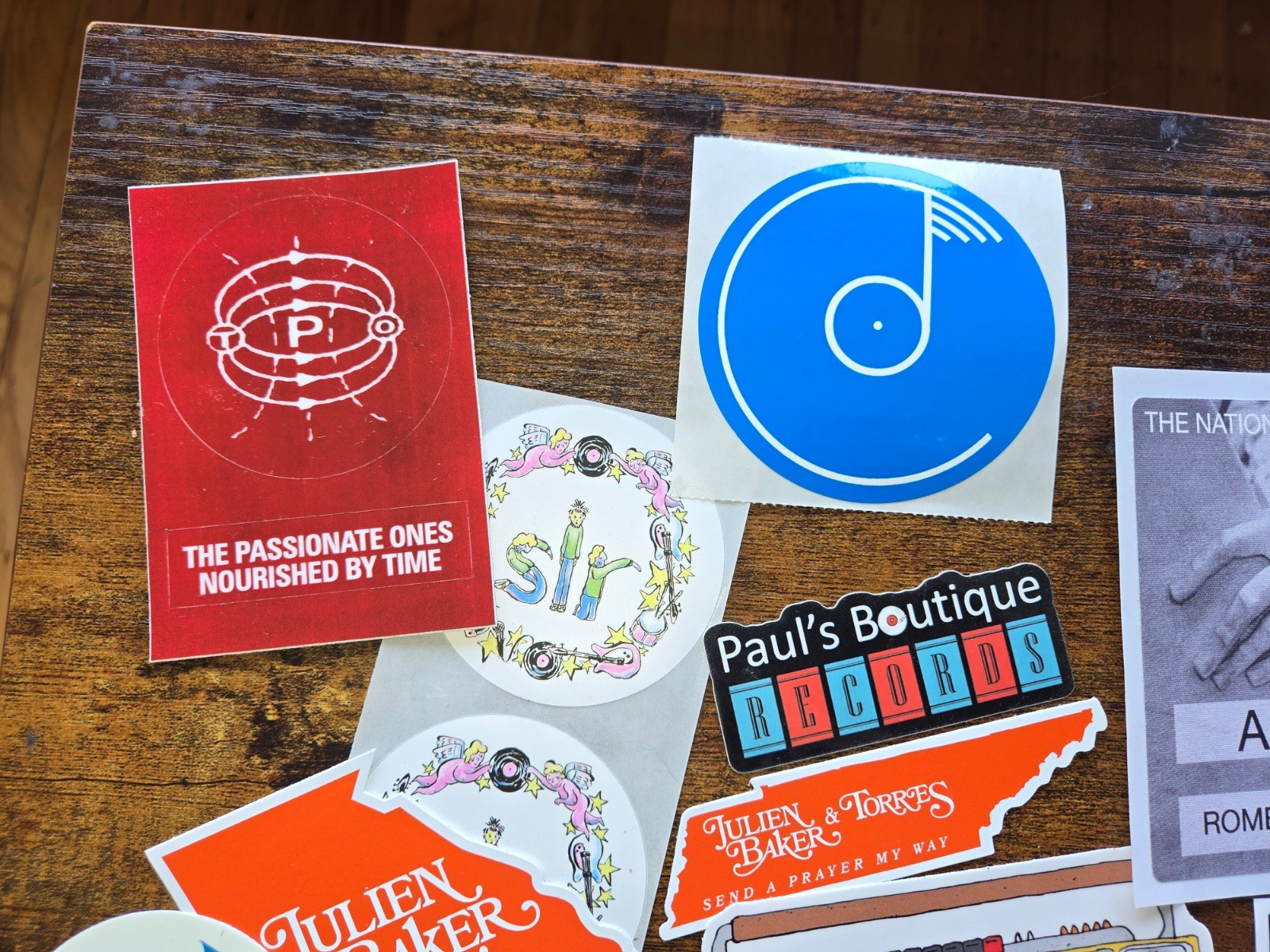 Indie Rock Vinyl Sticker Lot – 19 Stickers (Julien Baker & Torres, Pulp….)