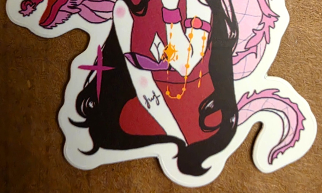 Halloween Sticker Vampire Girl Witch Ghost Dragon Gothic Punk Emo Anime Manga