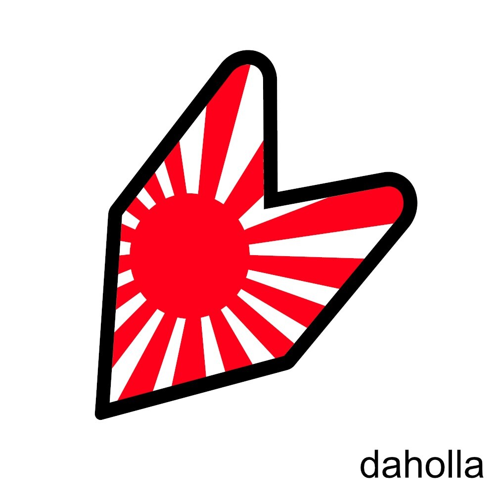 JDM Rising Sun Sticker Vinyl Decal Japan Flag – Car Window Drift Racing