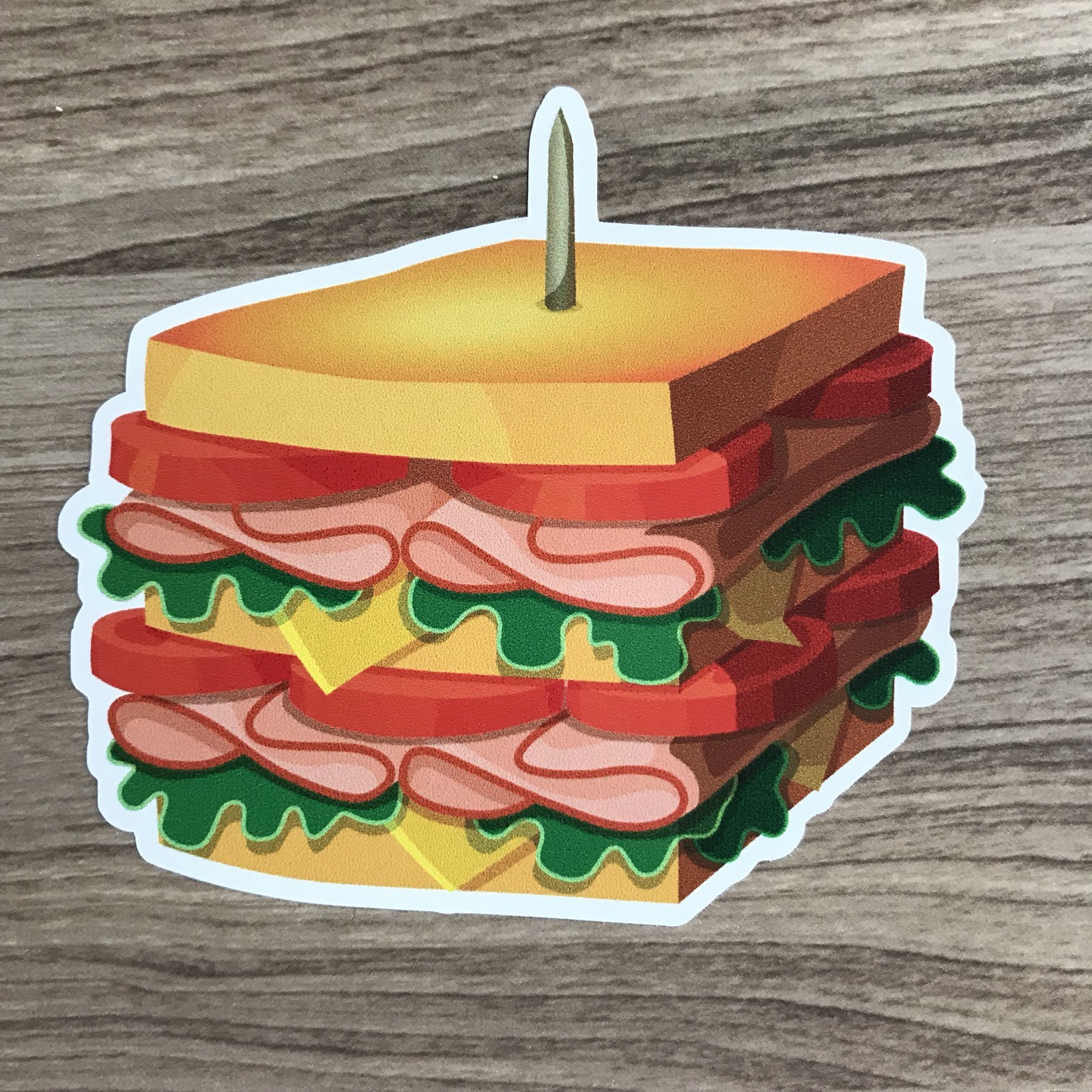 Sandwich 3.5" Wide Vinyl Sticker – BOGO