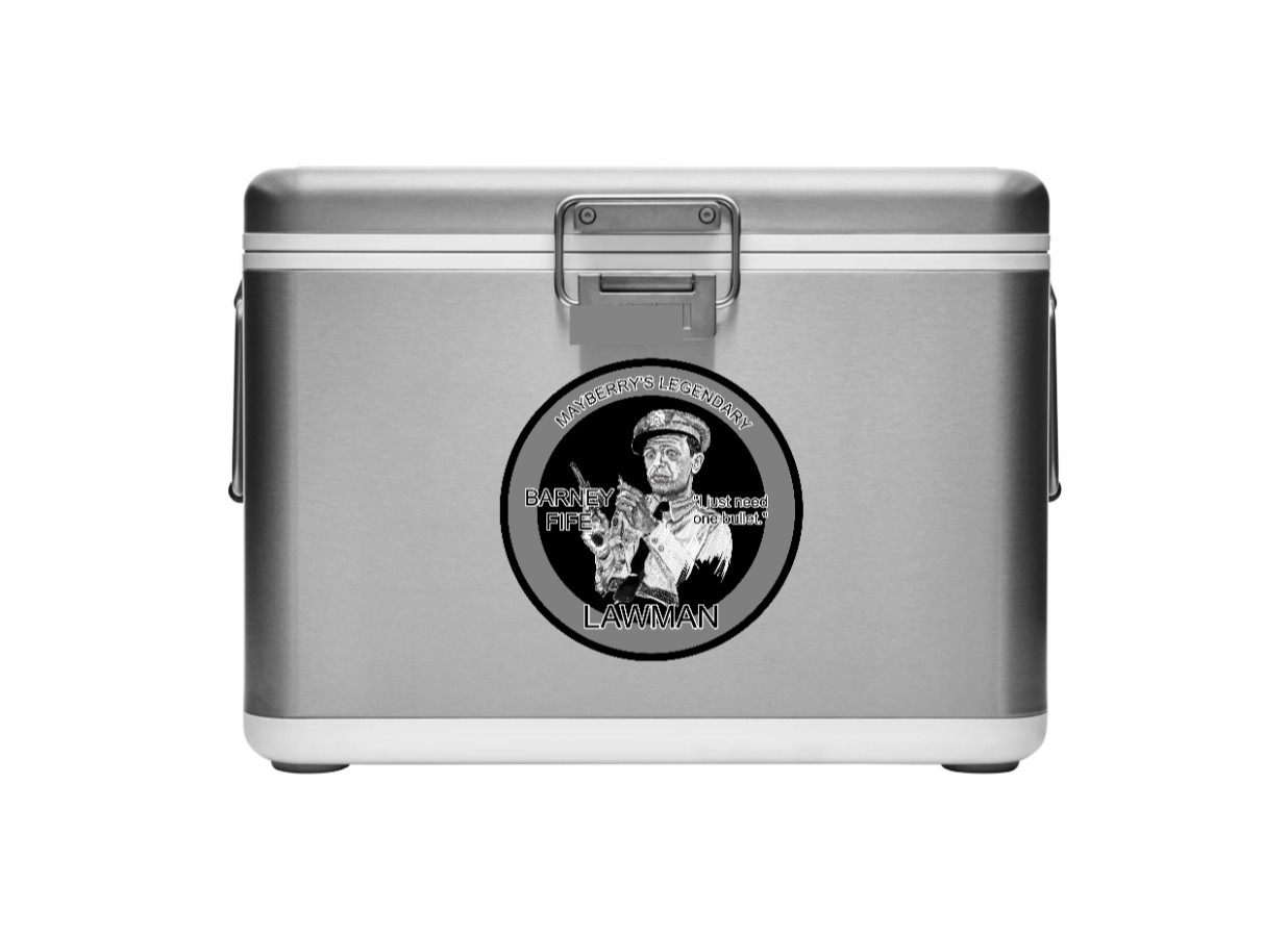 Andy Griffith Show (Mayberry's Lawman) – 4" Vinyl Decal Vehicle Cooler Laptop 25