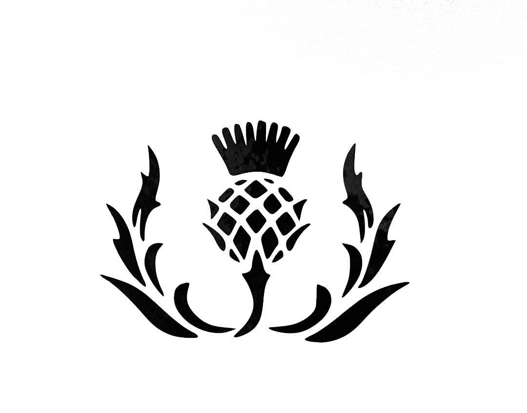 Scottish Thistle Alba Laser Products Vinyl Wall Sticker Various Colors