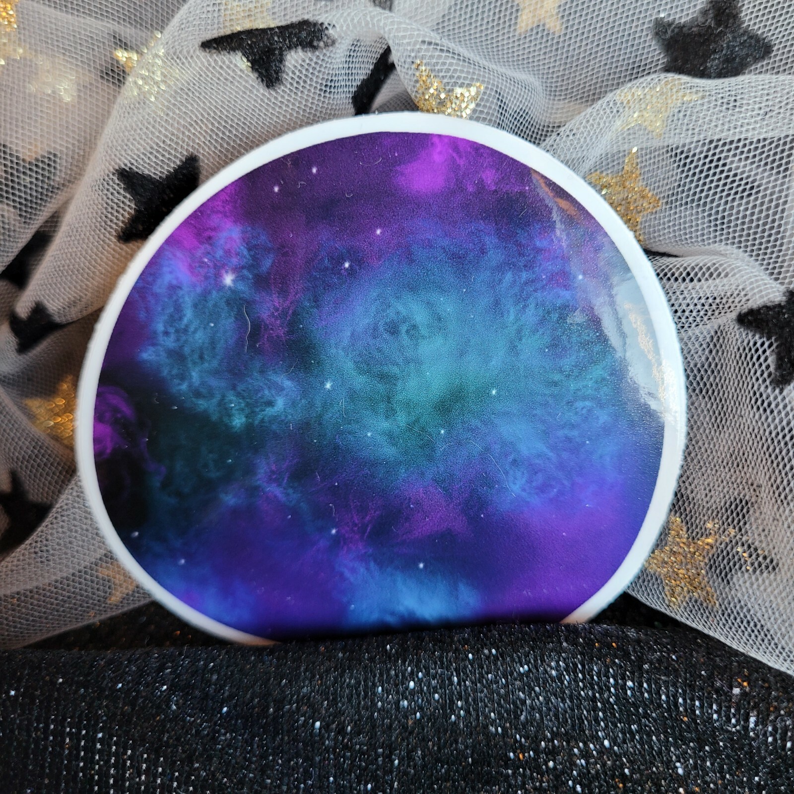 Galaxy Starry Night Sticker Pack Six Stickers Stars Celestial Premium Vinyl