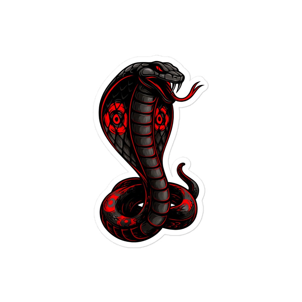Cobra Snake Head Vinyl Decal Stickers for Car, Truck, SUV, Laptop, Window