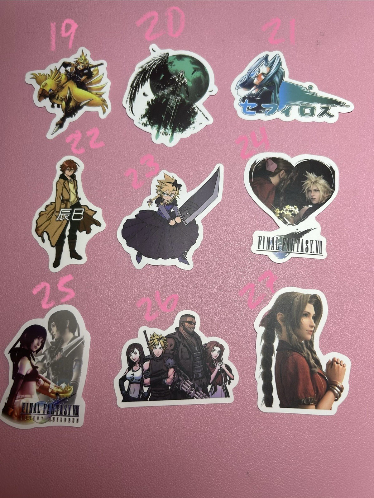 Final Fantasy And More Anime Stickers