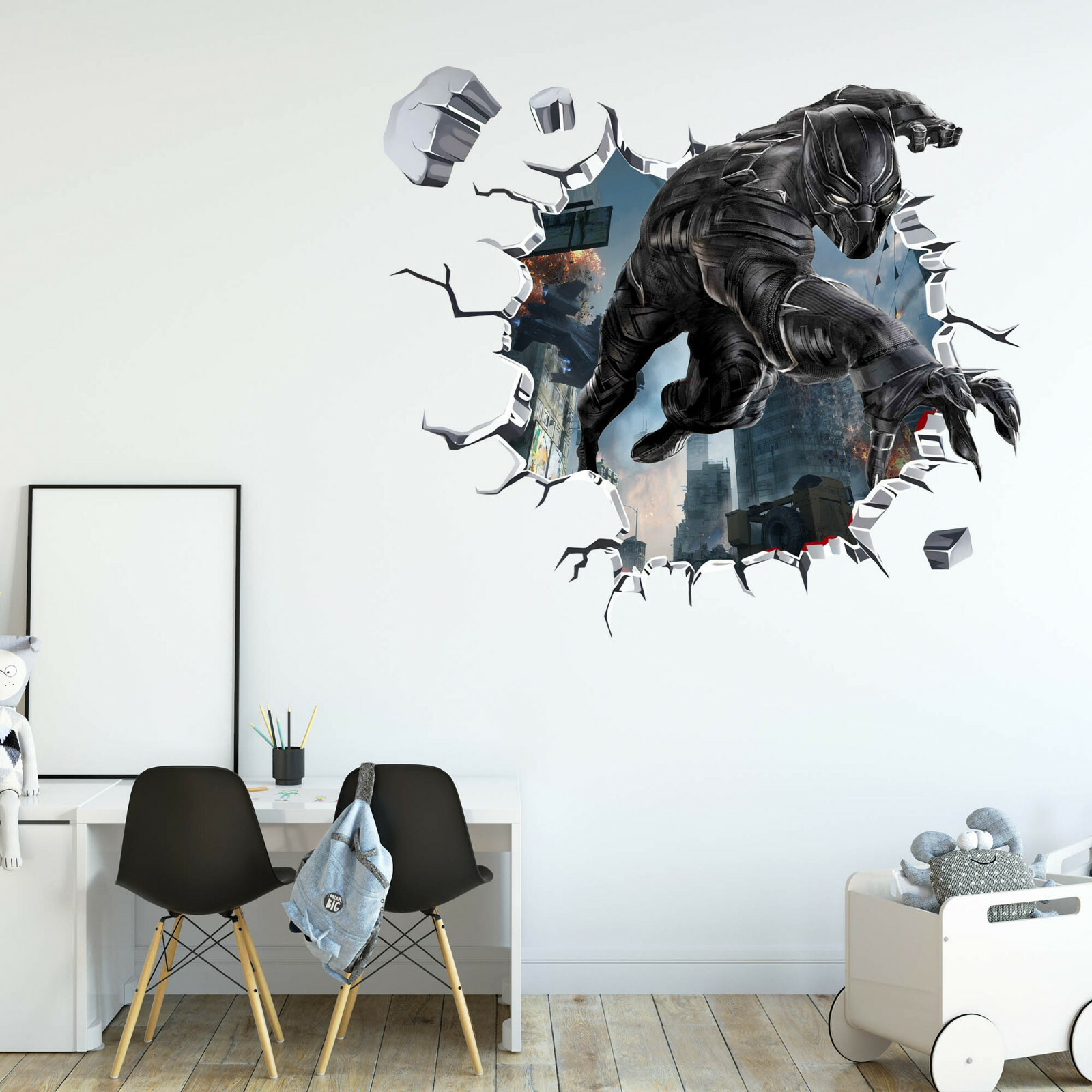 Avengers Hulk Spiderman Captain America Iron man Wall Decal Sticker 3D Wall Deco