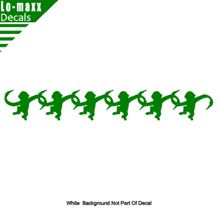 Barrel of Monkeys Chain Various Sizes & Colors High Quality Die-Cut Vinyl Decal