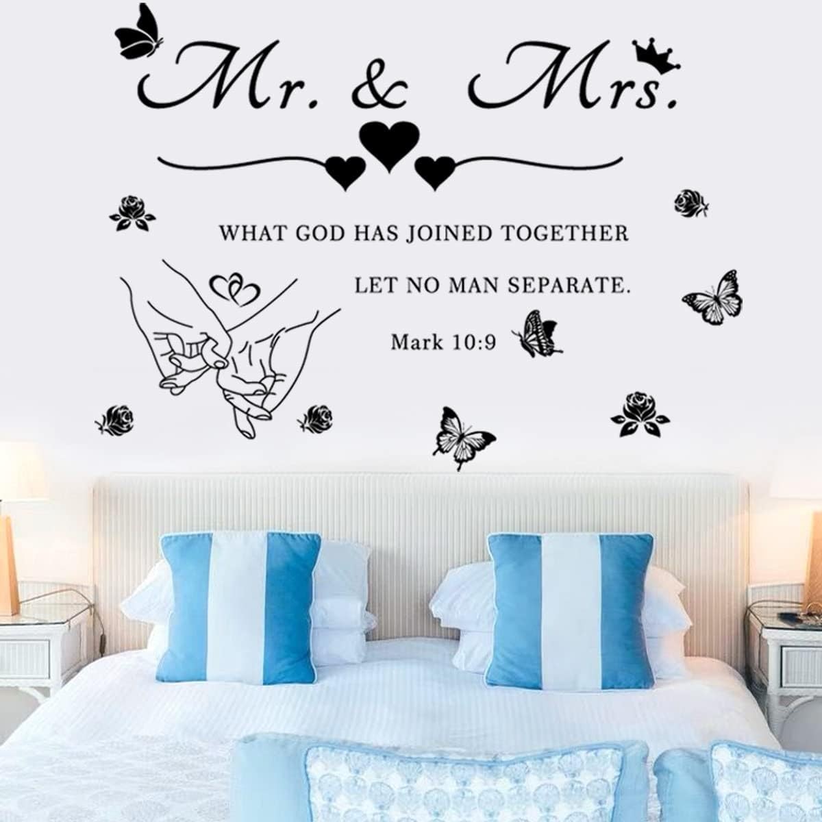 Wall Decals Wall Art Sticker Peel and Stick Sayings Art Lettering Stickers Ha