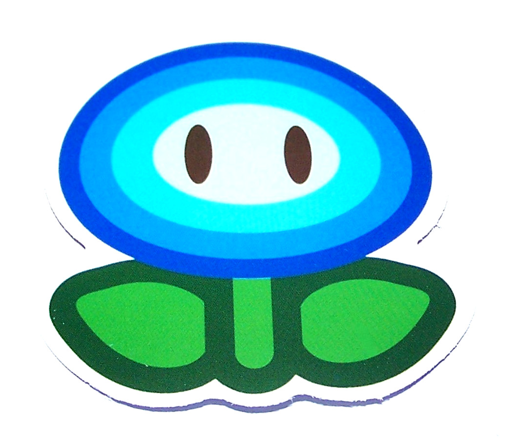 Super Mario Bros. Cut Sticker Decal Movie Nintendo Video Game ICE FLOWER