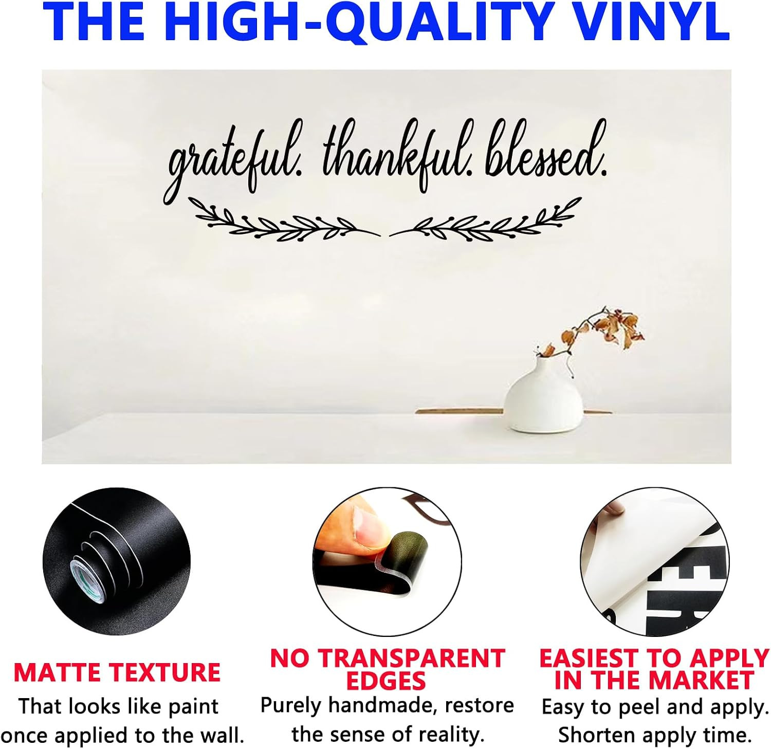 Quotes Wall Decals for Dining Room: Home Inspirational Pantry Kitchen Vinyl Art