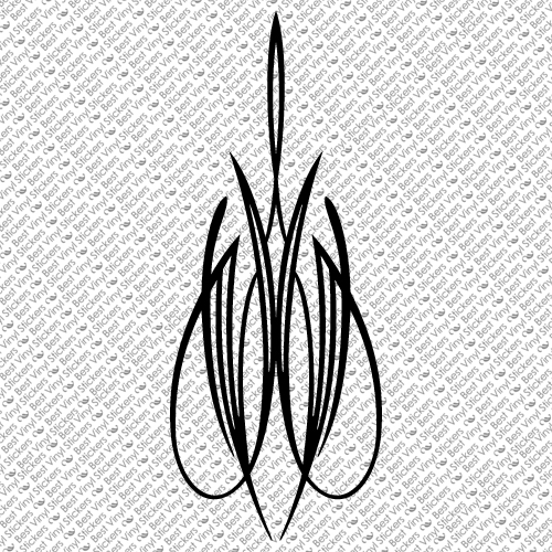 PINSTRIPES CHOPPER FENDER GAS TANK CAR WINDOW VINYL DECAL STICKER (PS-01)