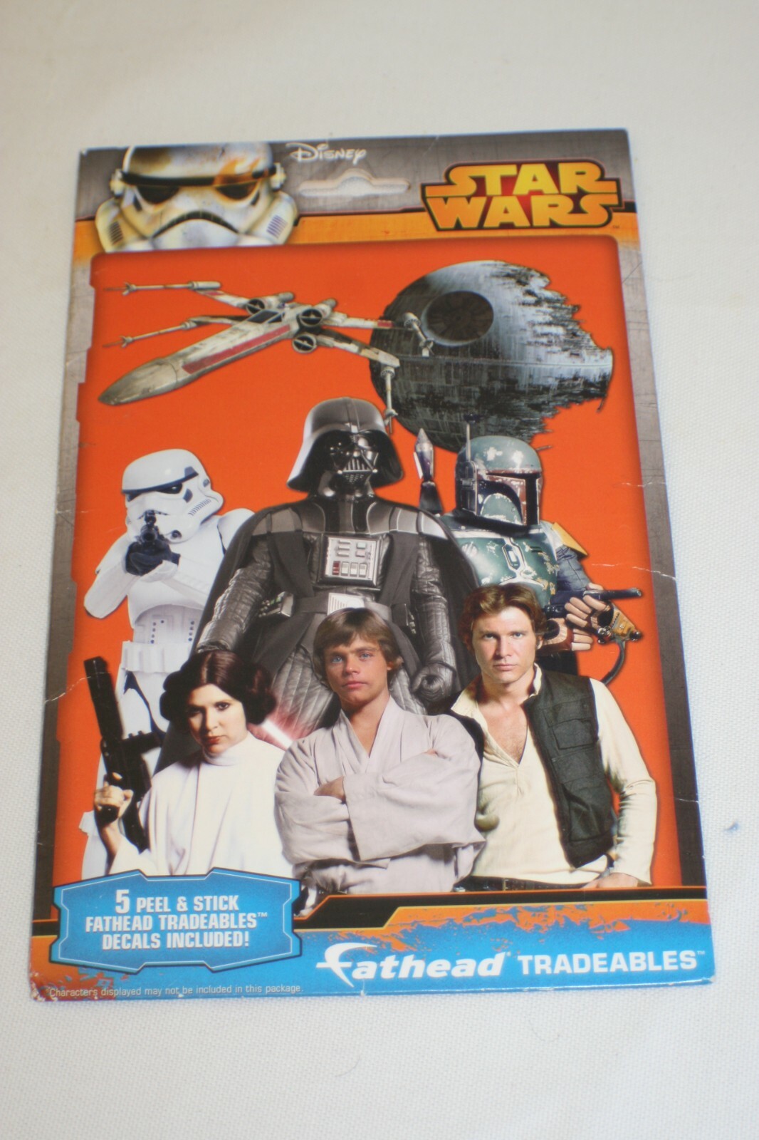 Disney Star Wars 5 Peel & Stick Fathead Decals Included BRAND NEW