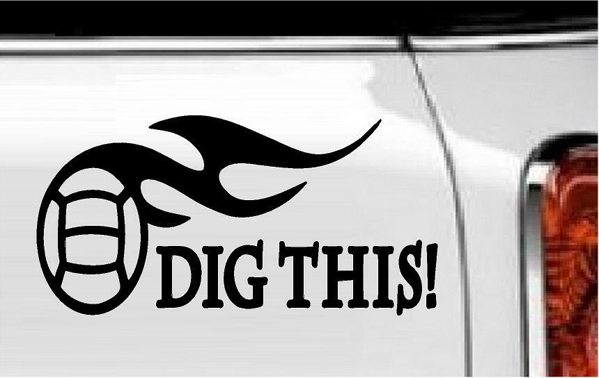 Dig This! Vinyl Decal Home Décor 4" x 8"