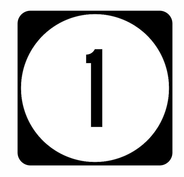Delaware Route 1 Sticker Decal R1102 Highway Sign
