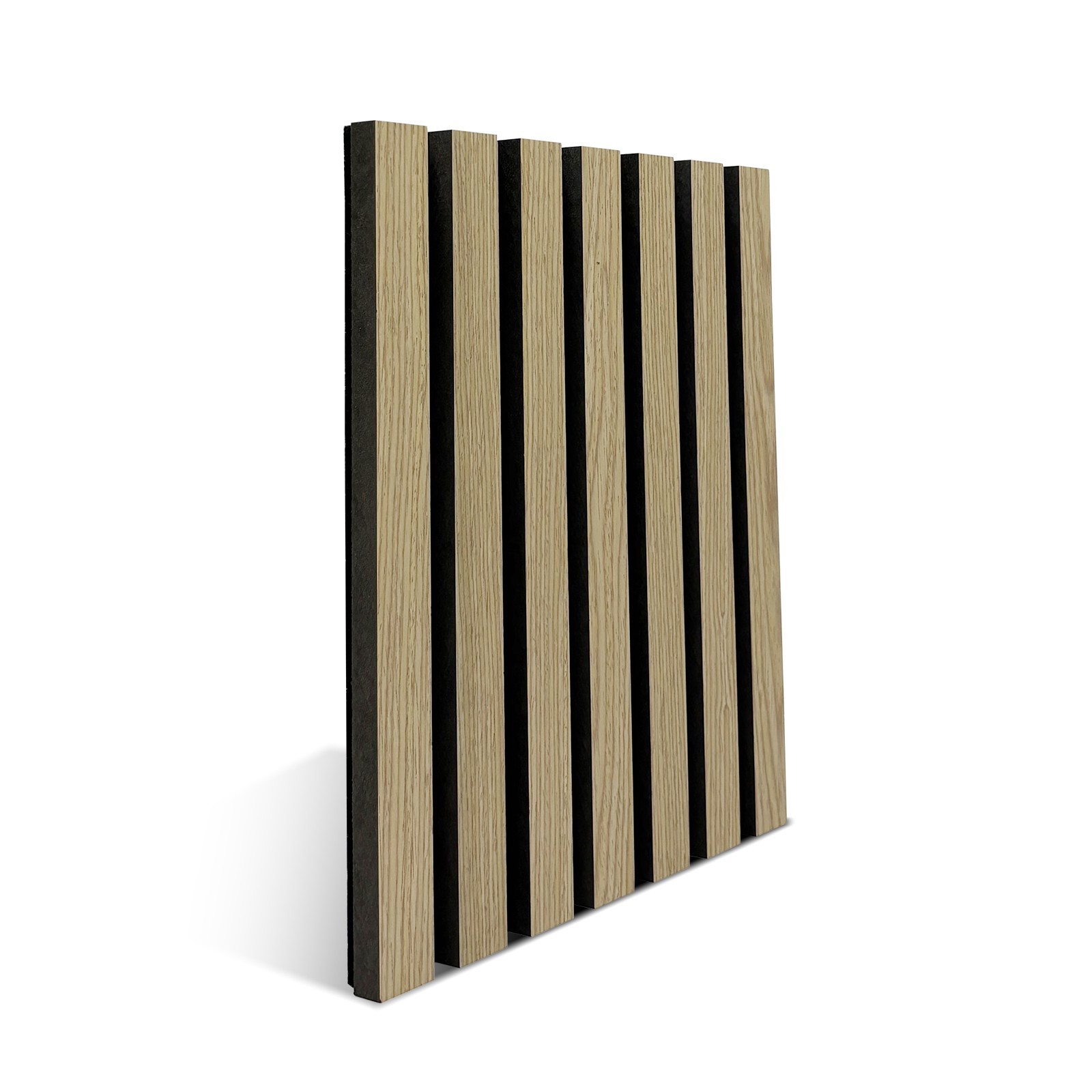 Wood Slat Wall Panels 4 Pack 3D Fluted Decor for Living Room Bedroom Office