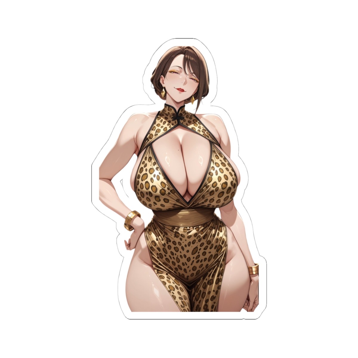 Cute Waifu Anime Sticker (FreeShipping$20+) Hot Ecchi Oppai Iroke