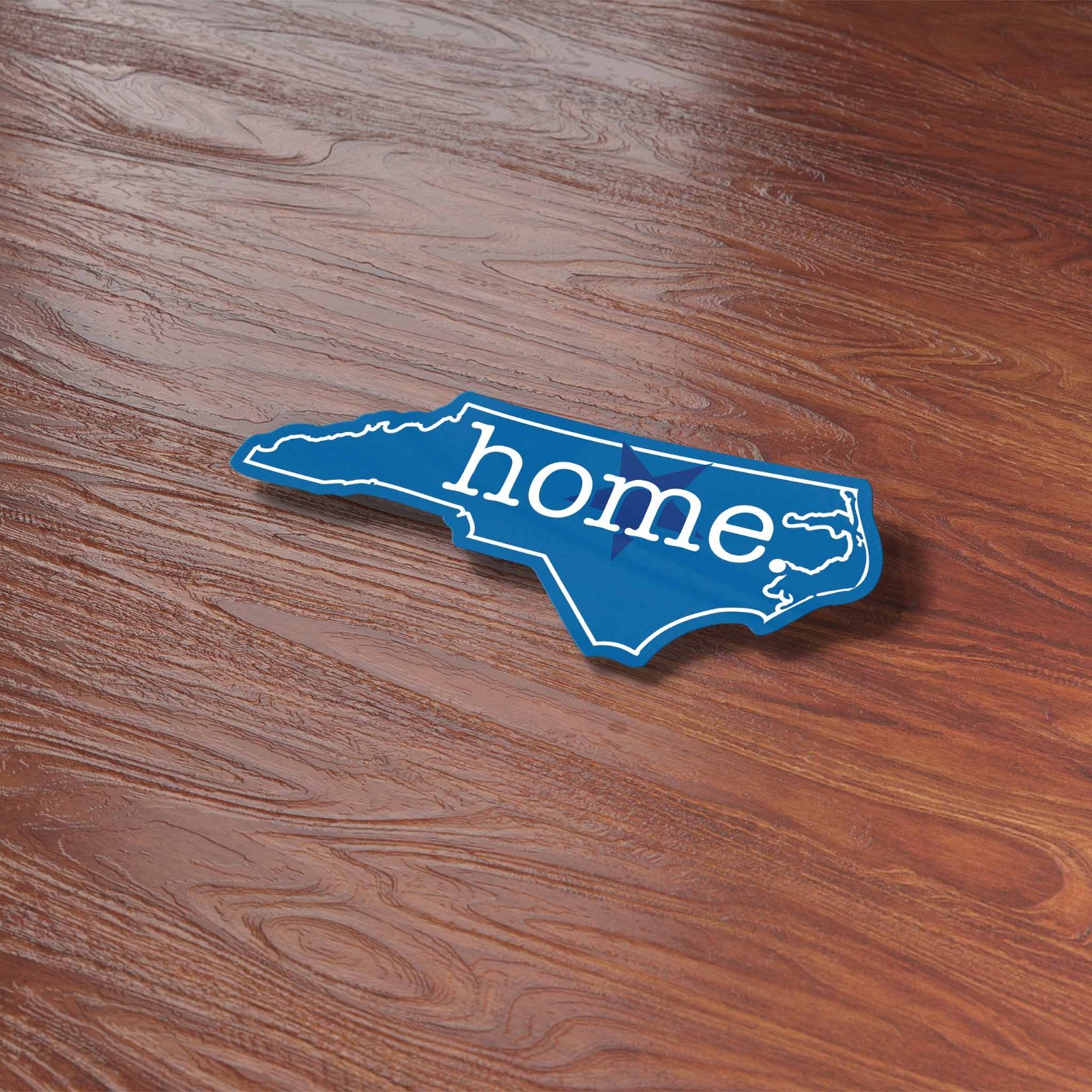 Royal Blue North Carolina Sticker – Cute Durham NC Decal