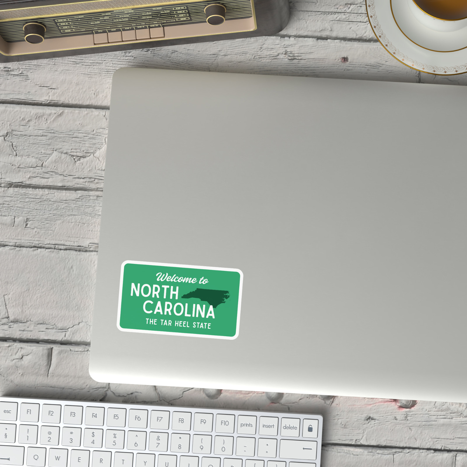 Welcome to North Carolina Sticker The Tar Heel State Vinyl Waterproof Decal
