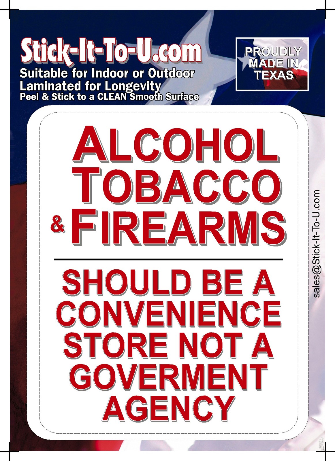 ATF – Decal Sticker Gun Security