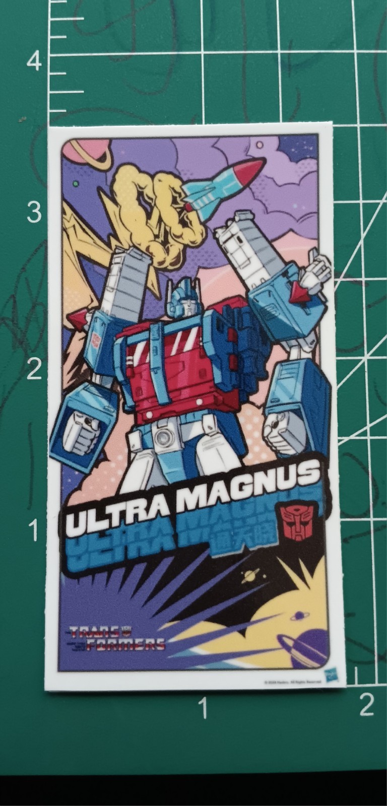 TRANSFORMERS X ULTRA MAGNUS VYNIL STICKER